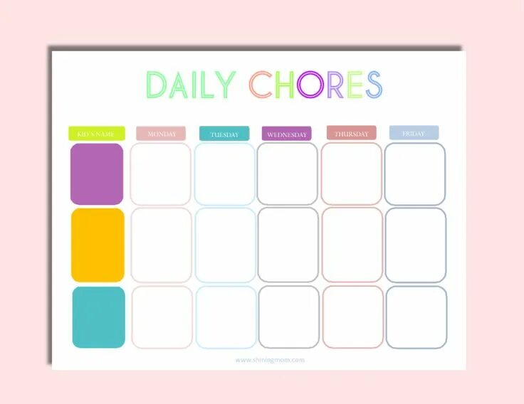 Chores board game. Reward chart for kids. Do house chores. Daily chores. Chore chart.