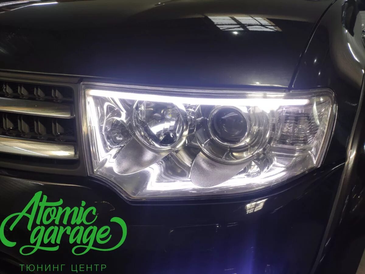 Линзы bi led в фары Паджеро 2. Mitsubishi Pajero 3 bi led линзы. Тюнинговые фары Паджеро спорт 2. Линзы в фары Паджеро 3. Фары pajero sport