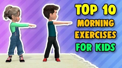 He exercises in the morning