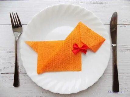 Фигурки из бумажных салфеток