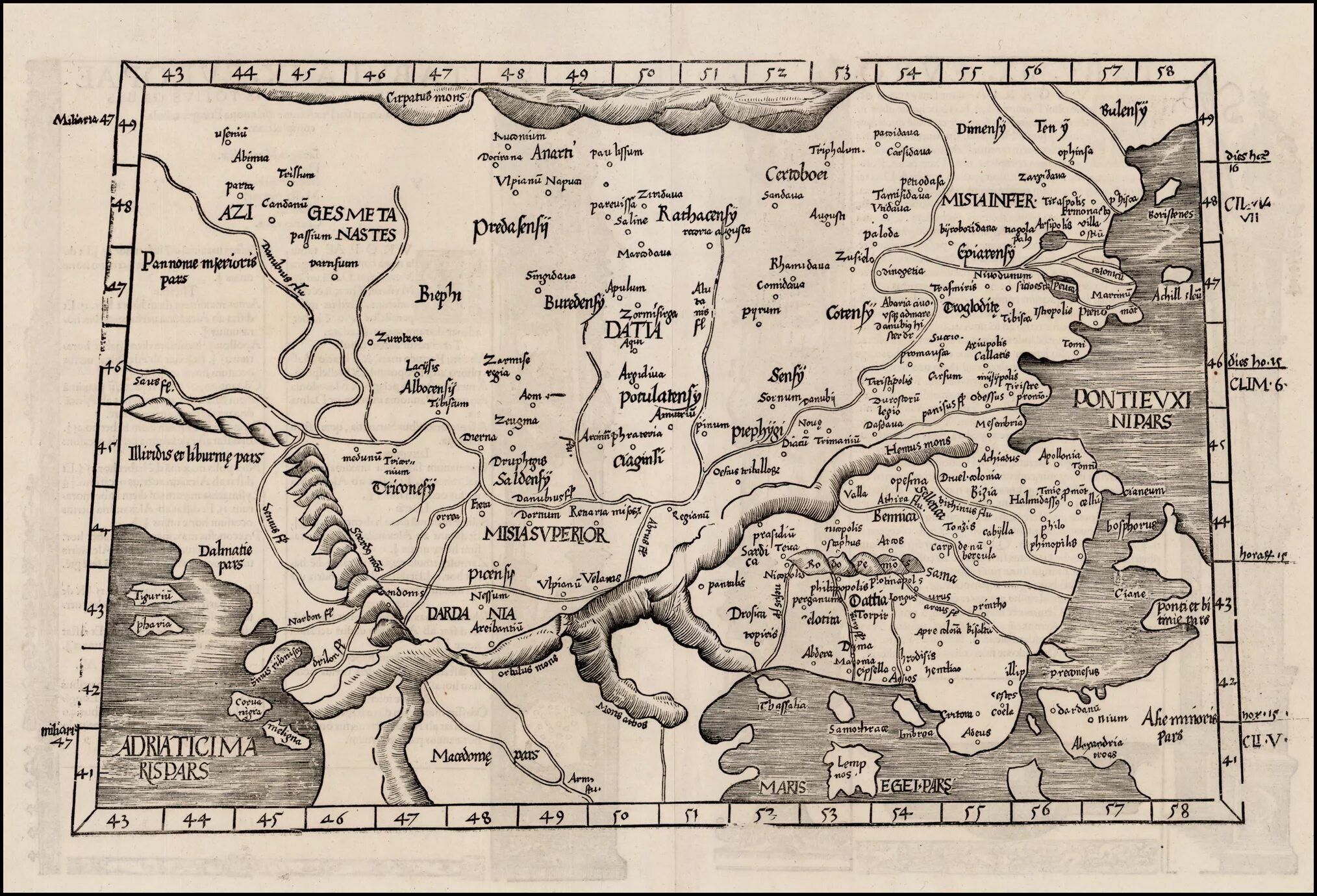 Карты фриза. Mysia Map.