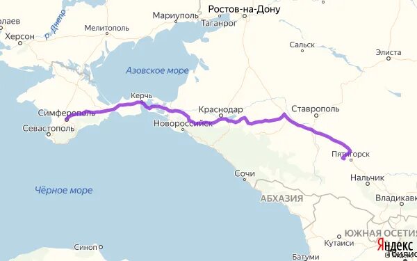 Симферополь ессентуки