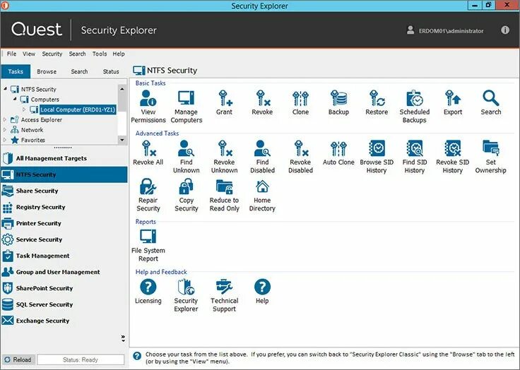 Viju explore программа на сегодня. Security Explorer. Security Explorer программа. Quest Security Explorer. Quest программа.