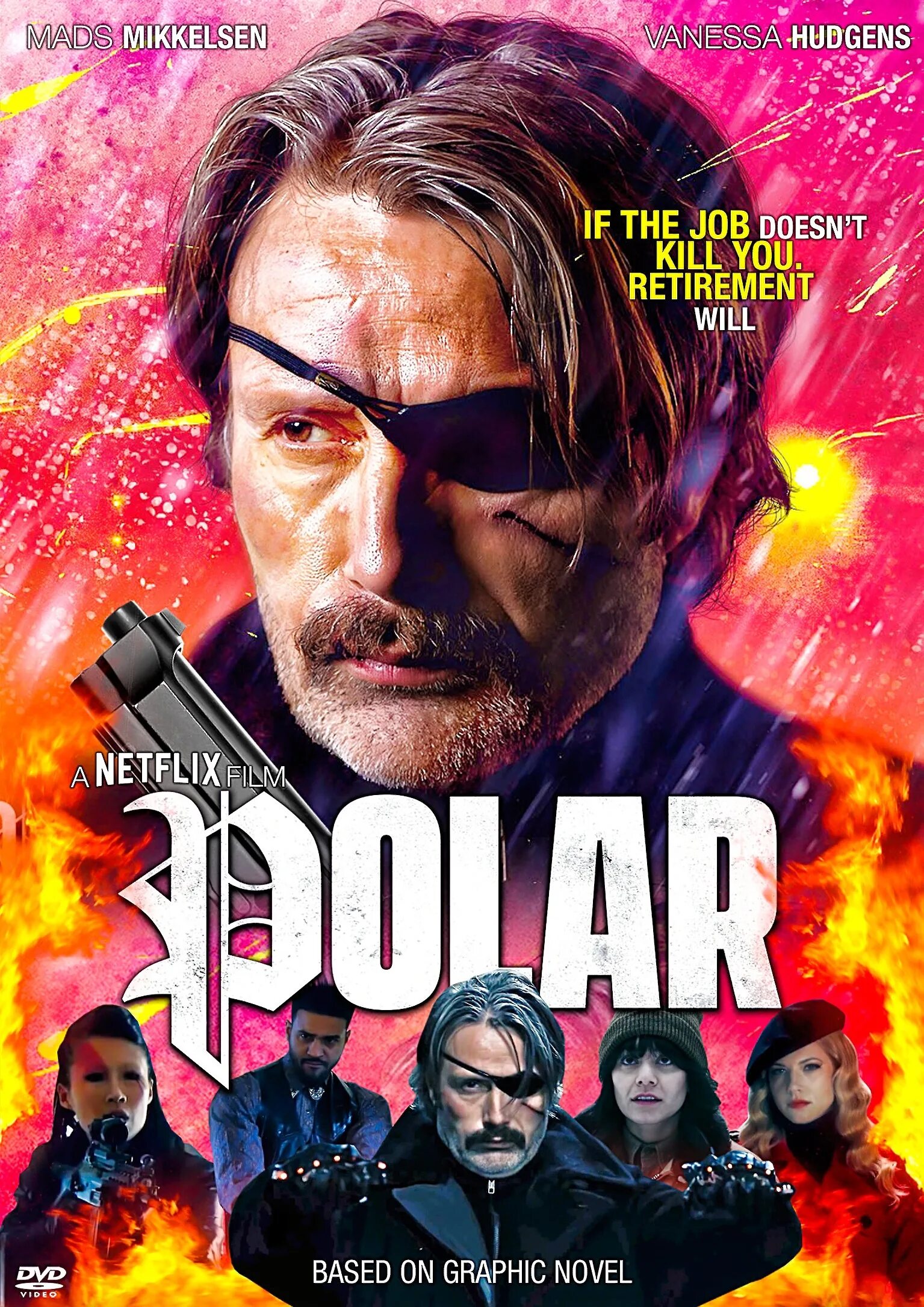 Полярный polar. Polar 2019. полярный polar, 2019. мадс миккельсен полярный. полярный 2019 постер.