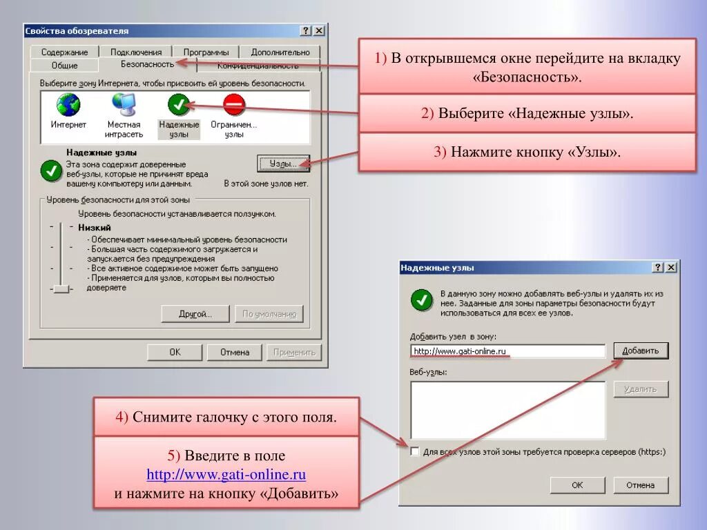 Добавить в зону надежные сайты. Список надежных узлов. Свойства обозревателя безопасность интернет. Сервис свойства обозревателя. Свойства обозревателя дополнительно.