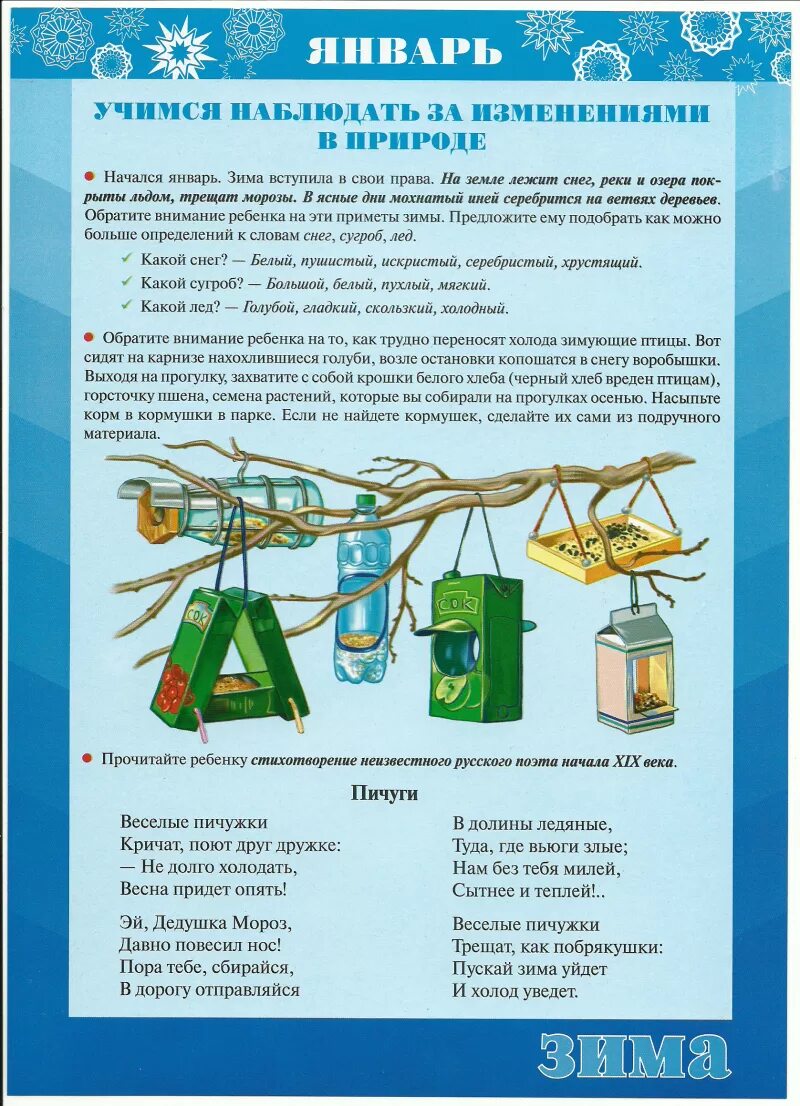 Наблюдаем зимой