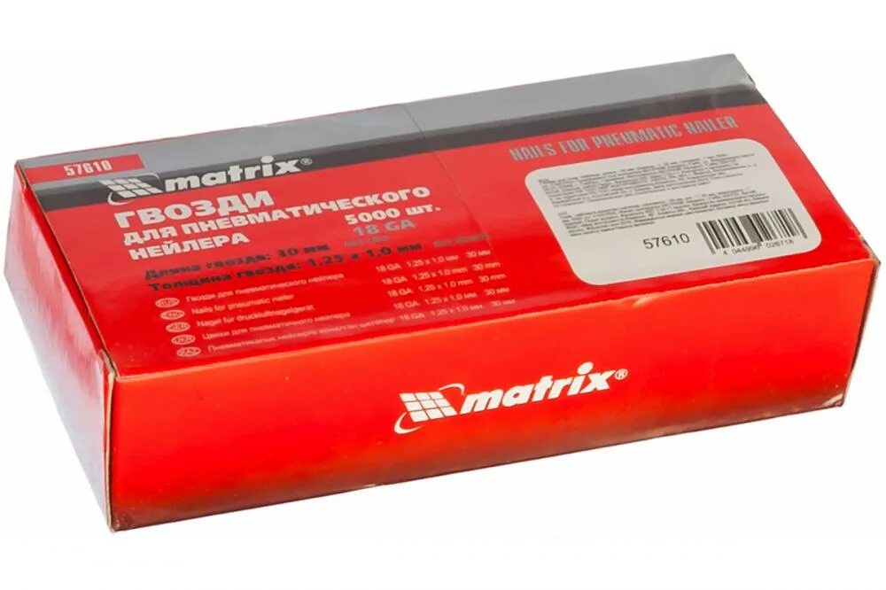 Гвозди для нейлера 30 мм матрикс. Гвозди для пневматического нейлера (50х1. Гвозди matrix для пневматического нейлера (40*1,25*1мм) уп. Гвозди для нейлера matrix. 5000шт 57616.