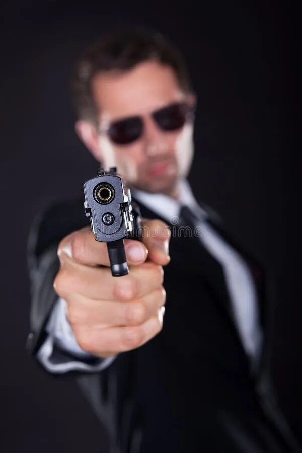 Man with a gun