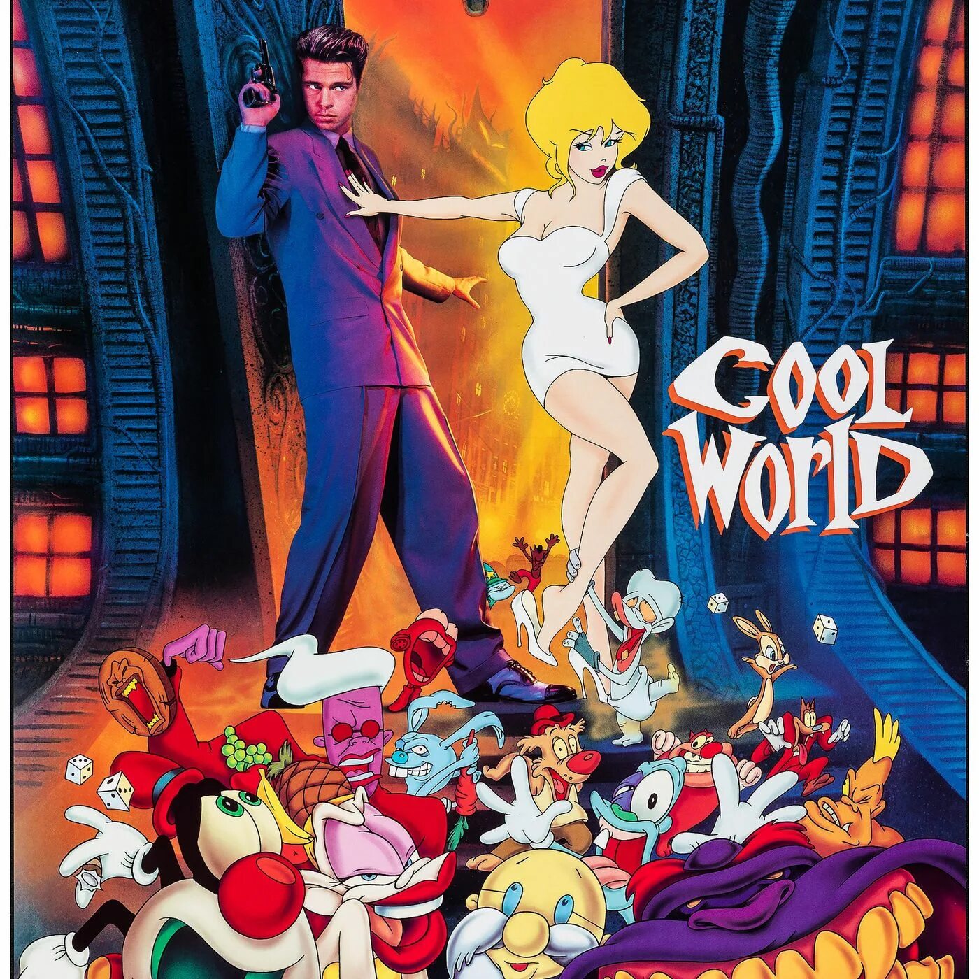 Holli would. Параллельный мир cool World 1992. Параллельный мир 1992 Брэд Питт.