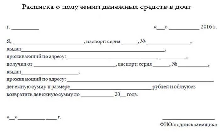 Расписка о взятии денежных средств. Форма расписки о взятии денег в долг. Форма долговой расписки о займе денег между физическими лицами. Расписка о получении денежных средств образец в долг. Дам деньги по договору