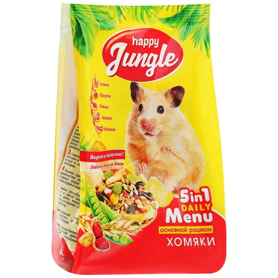 Корм для попугаев jungle. Хэппи джангл корма для грызунов. корм д/грызунов 350г универсал happy jungle (хеппи джангл)/23.