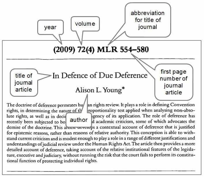 Volume number in Journals.