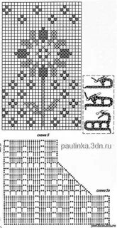 Филейное вязание схемы описание