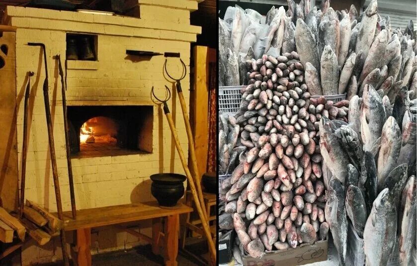 Топка печки щукой. Какой рыбой топили печи. Рыба из печи. Поленница из рыбы. Якутская рыбалка зимой на карася.