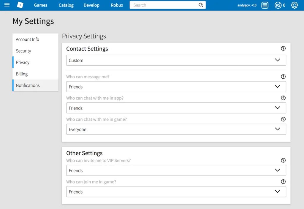 Настройки РОБЛОКС. Стандартные настройки РОБЛОКС. Settings в РОБЛОКС. Стандартные настройки в РОБЛОКСЕ. Роблокс настройки аккаунта