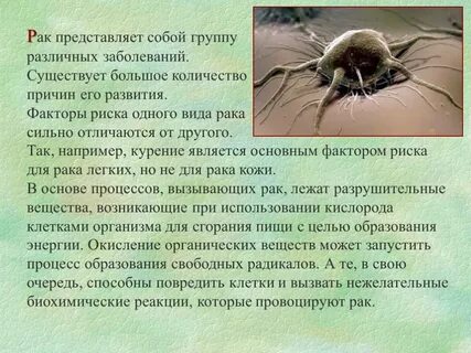 Когда то был рак