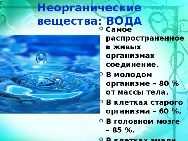 Справочник веществ вода. Неорганические вещества вода. Роль воды в неорганических веществах. Вода это вещество. Вода неорганическое соединение.