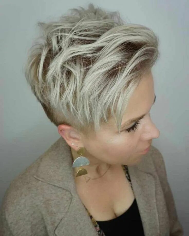 Андеркат стрижка женская на короткие тонкие 40 Chic Female Short hairstyle design to be cool ! Короткие прически для женщи