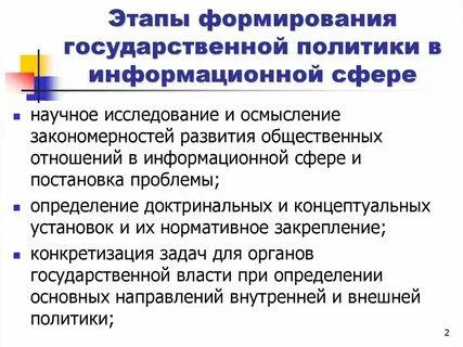 Международные отношения в информационной сфере