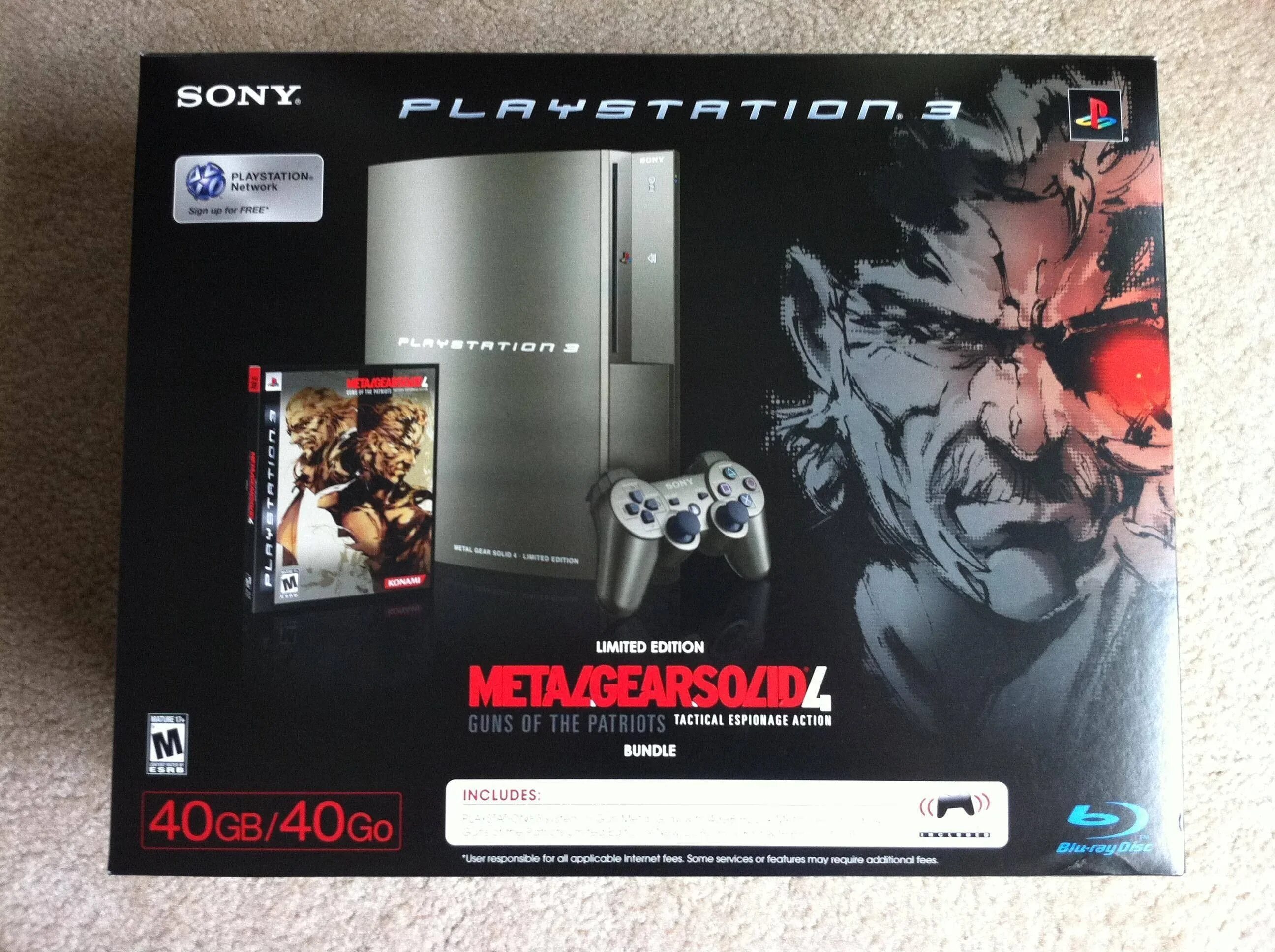 Что значит ps3. Metal gear solid 4 ps3 limited edition. ps3 slim limited edition. пс3 фат. playstation 3 fat limited edition.