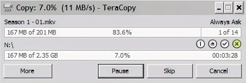 Teracopy. Teracopy