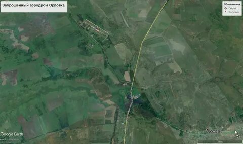 Мокрая орловка на карте