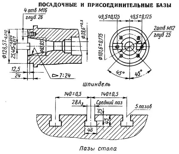 Т пазы станочные. Т образные пазы на столе фрезерного станка. размер пазов стола фрезерного станка. размер паза стола фрезерного станка 6р12. присоединительные базы фрезерного станка 6м82. шпиндель.