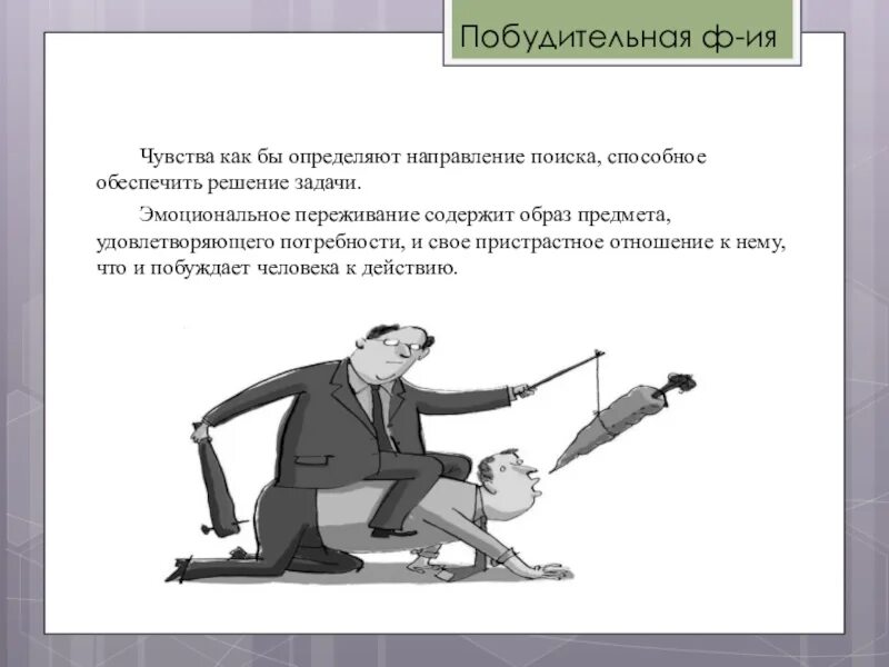 Образ предмета или события удовлетворяющего актуальную