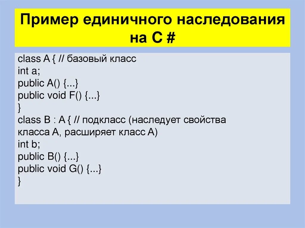 Классы c примеры