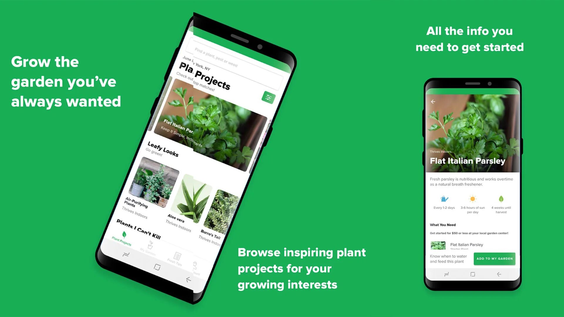 Приложение garden. Application for gardeners.