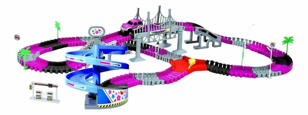 Designer трек. Трек 1 toy мегаполис т13188. 1toy автотрек т10183. гибкий трек мегаполис 296 деталей. автотрек 1toy мегаполис большое путешествие.