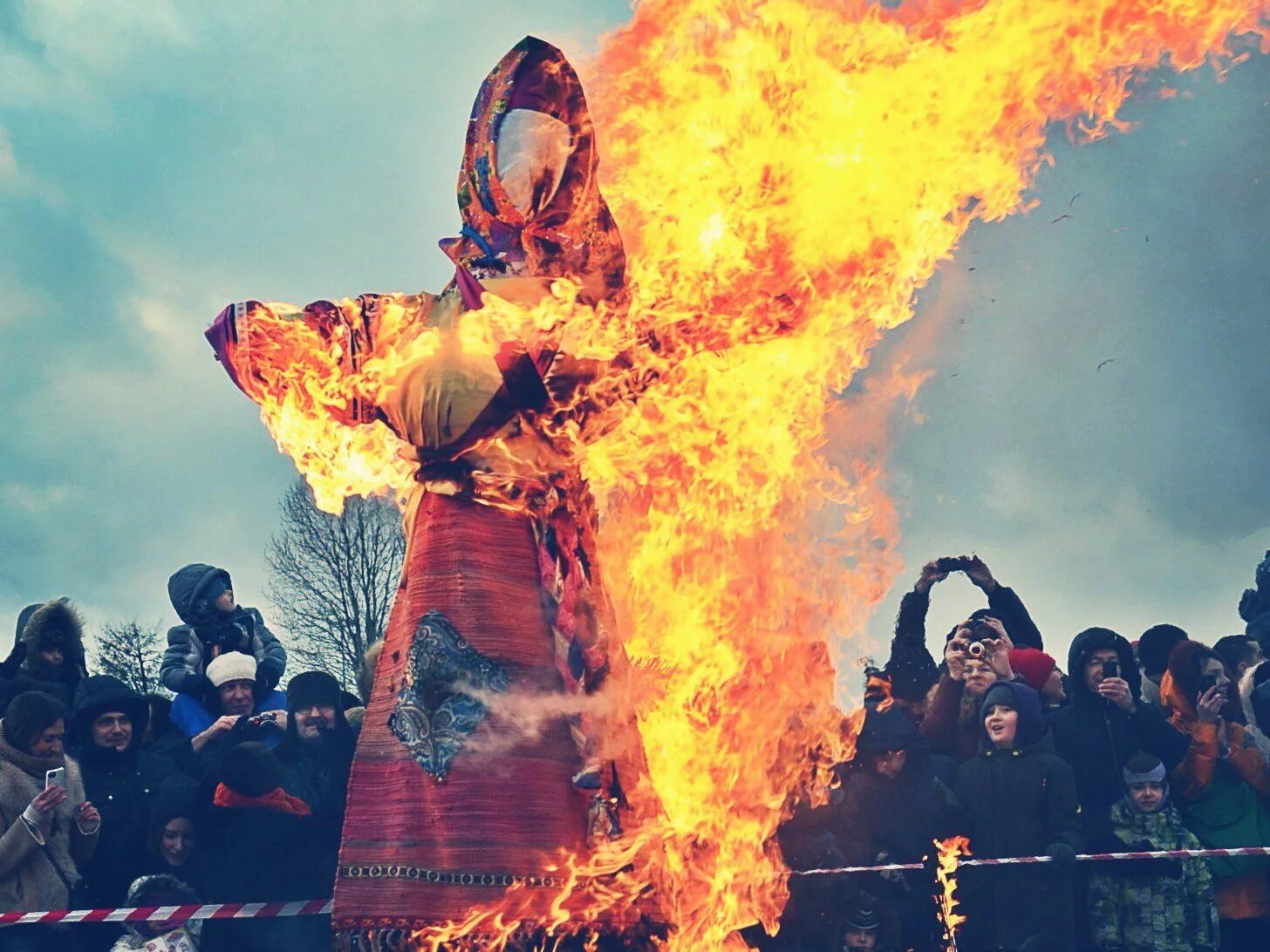 сожжение чучело