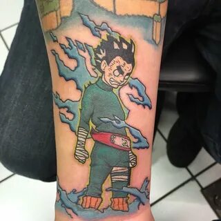 Naruto Rock lee tattoo Tatuagens De Anime, Tatuagem Feminina, Desenho Arte,...