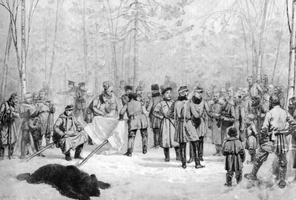 беловежская пуща николай 2. царская охота александра 2. рудольф федорович френц охота. царская охота охота. захват царской охоты.