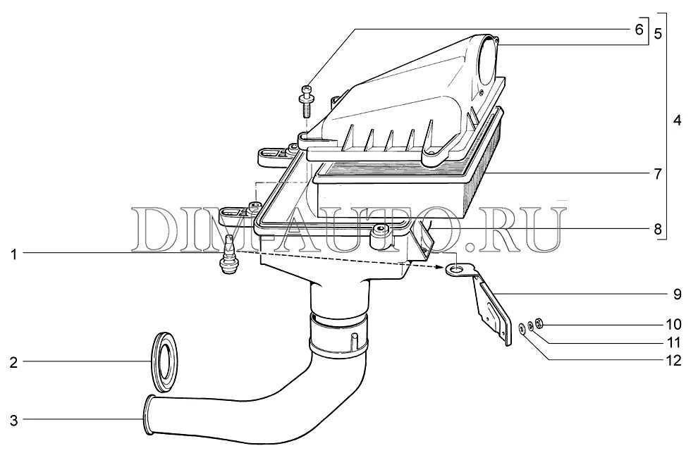 Держатель воздушного фильтра ВАЗ 2111. Схема воздушного фильтра ВАЗ 2112. ВАЗ 2111 система воздушного фильтра. Крепление воздушного фильтра ВАЗ 2111. Воздушный фильтр 2111