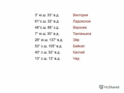 31 с ш 29 в д