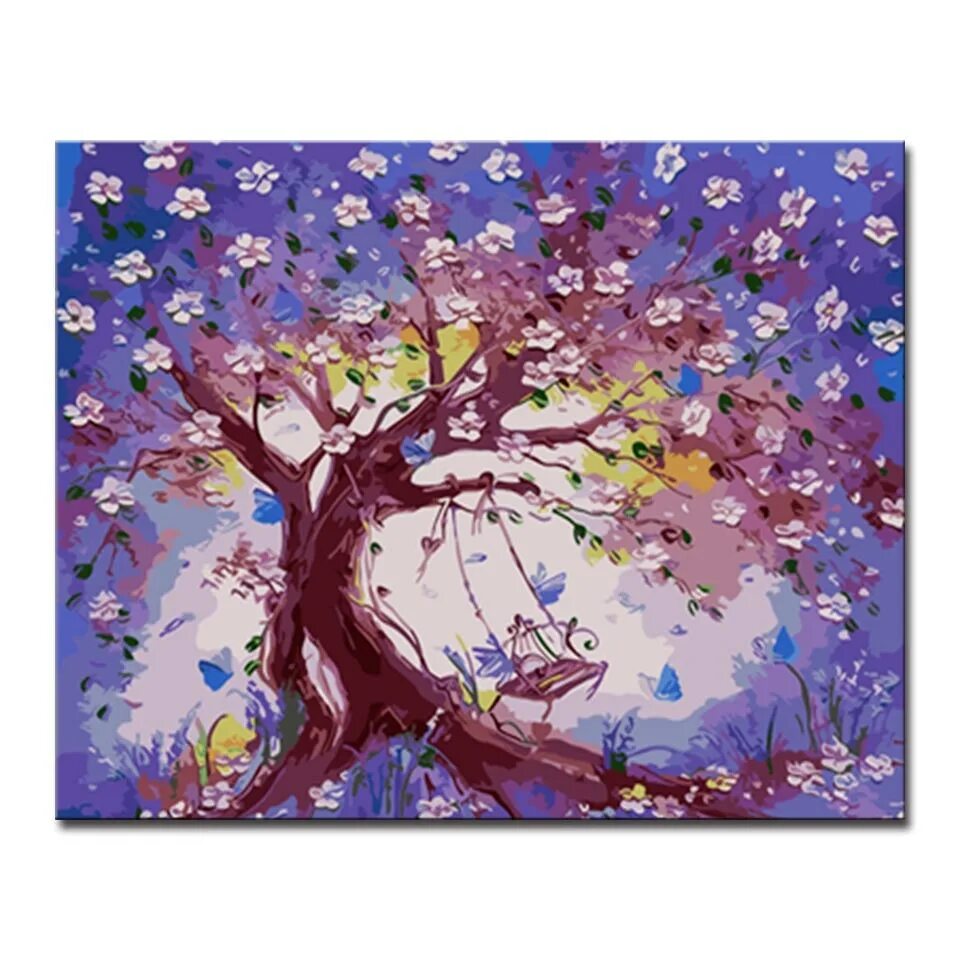 Цветущее дерево рисунок. Польская художница Viola sado. Сказочное дерево. Цветущее дерево живопись. Картина цветущее дерево.