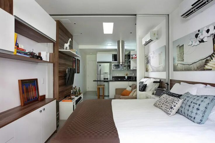 Small Apartment Design for a Girl - Just3Ds Small apartment design, Apartment de