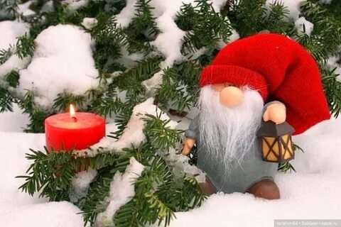 Зимний гномик