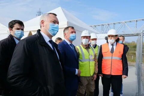 Открытие моста в новосибирске