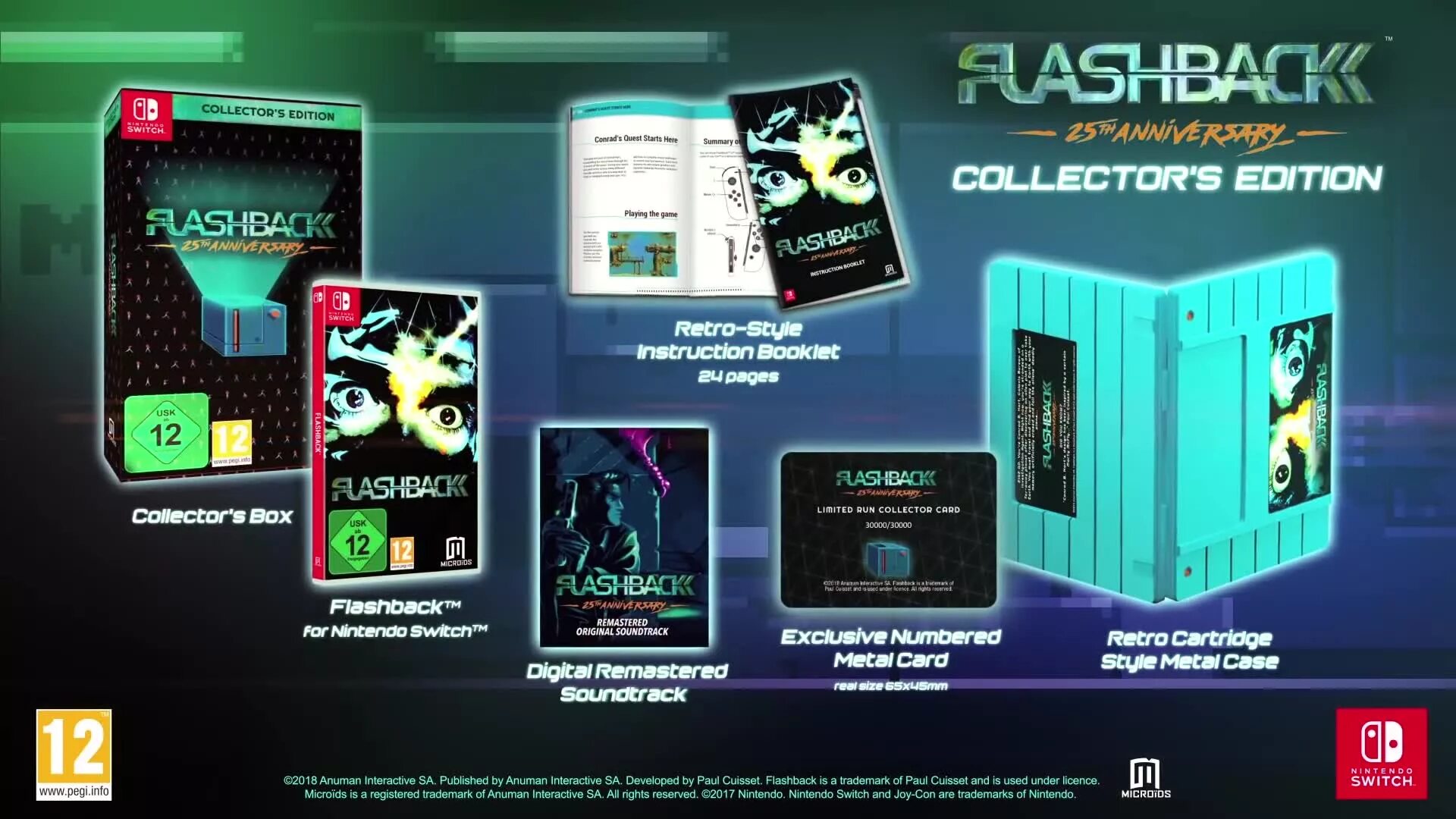 Classic games collection. Игра Flashback Nintendo Switch. Flashback 25th Anniversary Collectors Edition. Flashback Collector's Edition. Игра Flashback Limited Edition.