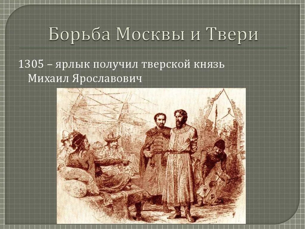 Борьба москвы и твери год. Борьба Москвы и Твери. Битва Москвы и Твери. Борьба Москвы и Твери за ярлык. Борьба за ярлык между Москвой и Тверью.