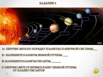 Солнечная система география 5 класс контрольная