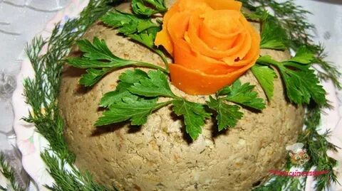 Печеночный паштет с морковью