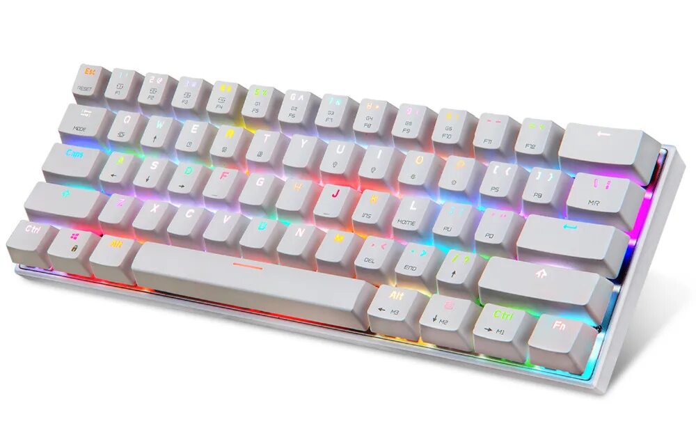 Вб клавиатура. Клавиатура ck62. Клавиатура Motospeed ck62. Клавиатура Motospeed ck62 White RGB Blue Switch (русская раскладка). Клавиатура Motospeed ck62 White.