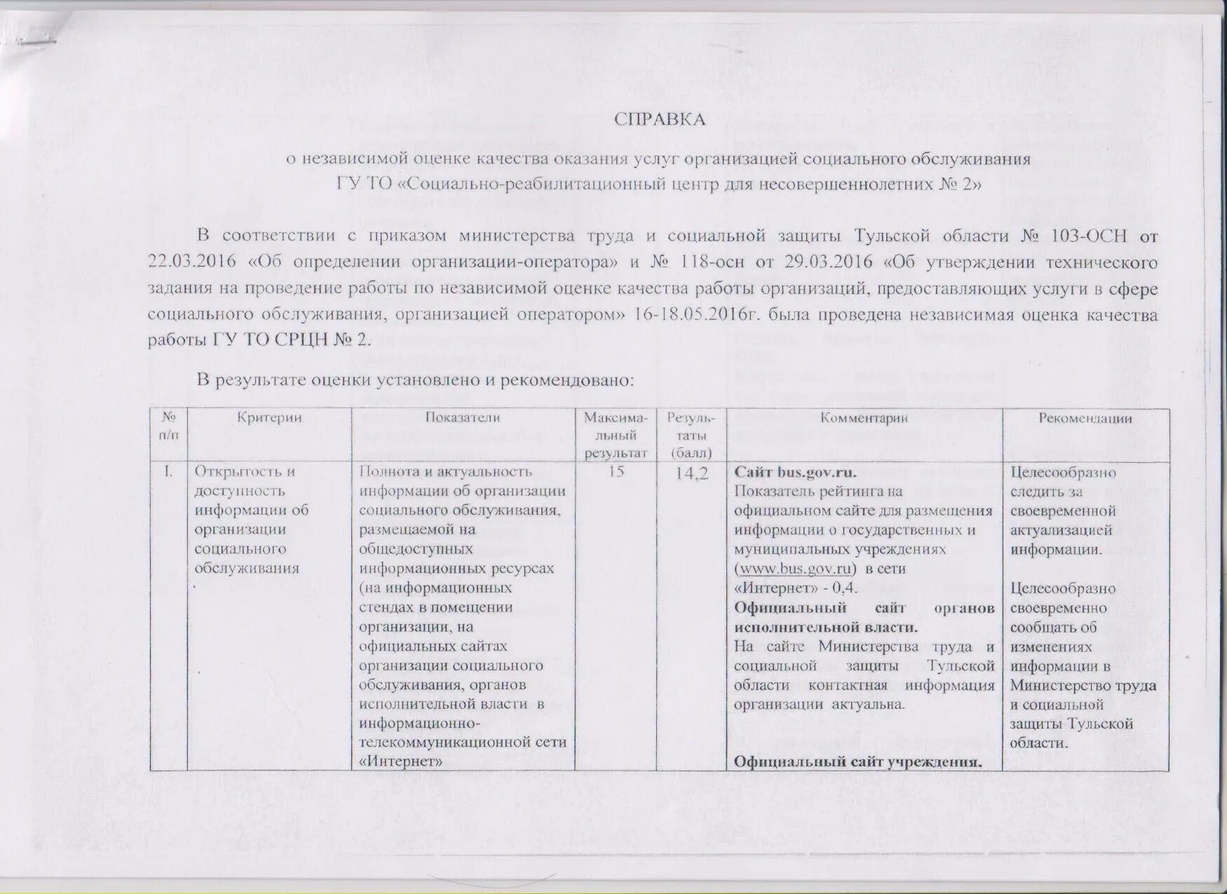 Оценка качества предоставления социальных услуг. Приказ по оценке качества условий оказания услуг. мероприятия по популяризации сайта bus.gov.ru. ваши предложения по улучшению условий оказания услуг в организации. напишите предложения по улучшению условий оказание услуг.