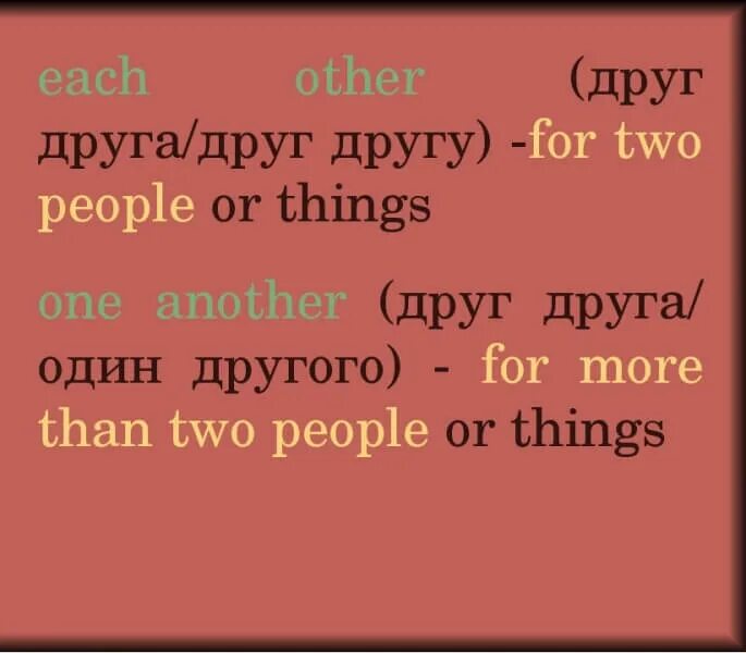 Another правило. Each other one another разница. Other another others разница. Each other one another правило. Отличие each other от one another.