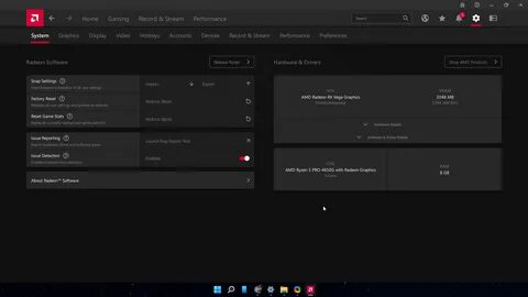 Amd radeon запись экрана