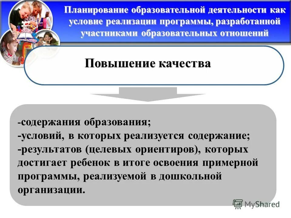 Образовательные программы дошкольного образования входят в