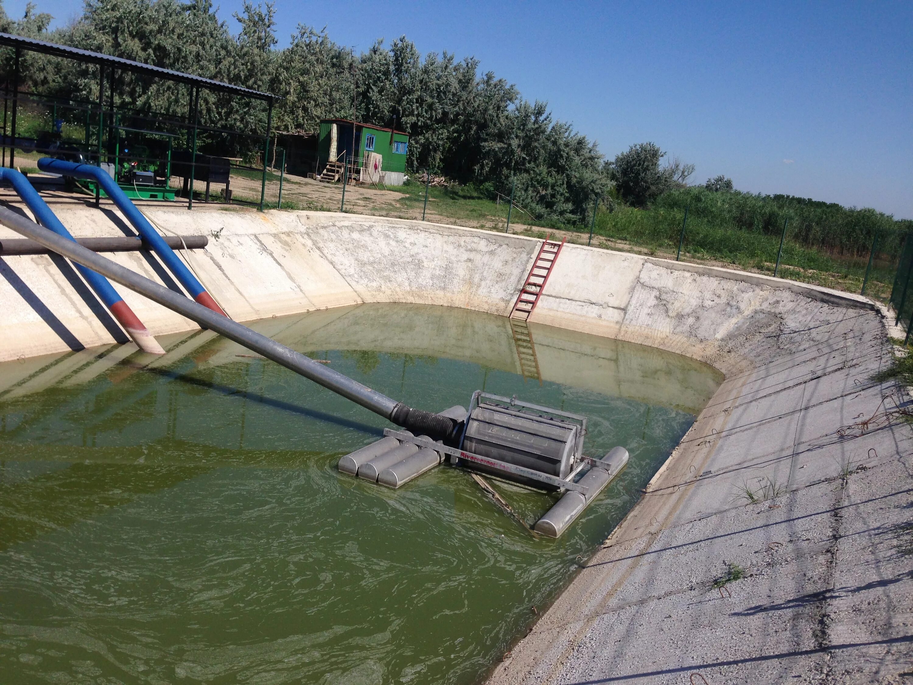 Орошение морской водой. Аванкамера. Водоприемный ковш водозабора. Аванкамера Шандора. Водозаборные сооружения.